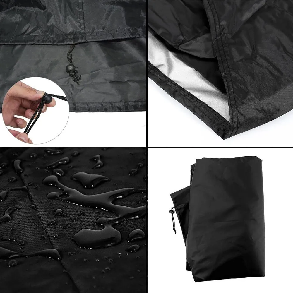 

1pc Waterproof Cover Garden Outdoor Recliner Deck Chairs Grill Protective Cover Outdoor Camping Sunshade Supplies Protective