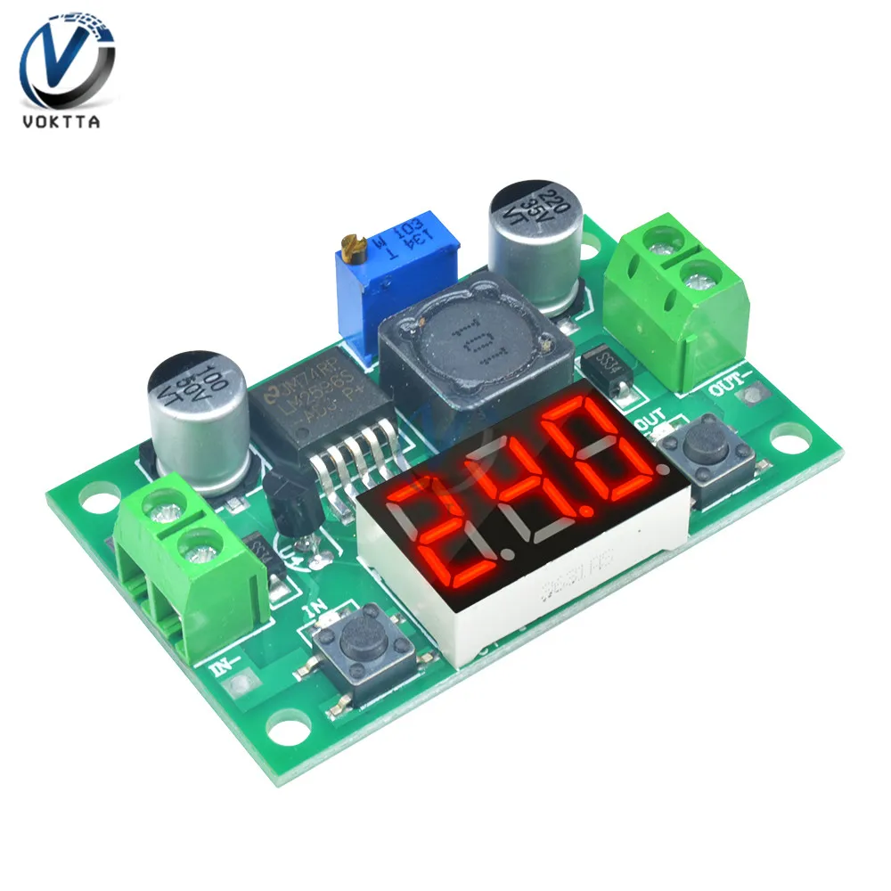 1 шт. понижающий преобразователь постоянного тока модуль LM2596 регулятор