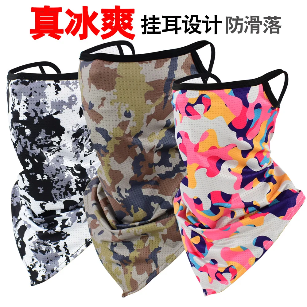 Солнцезащитная маска для мужчин и женщин верховой езды водителей вискозная