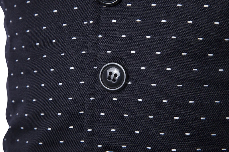 Жилет мужской облегающий Повседневный в клетку для делового костюма без рукавов