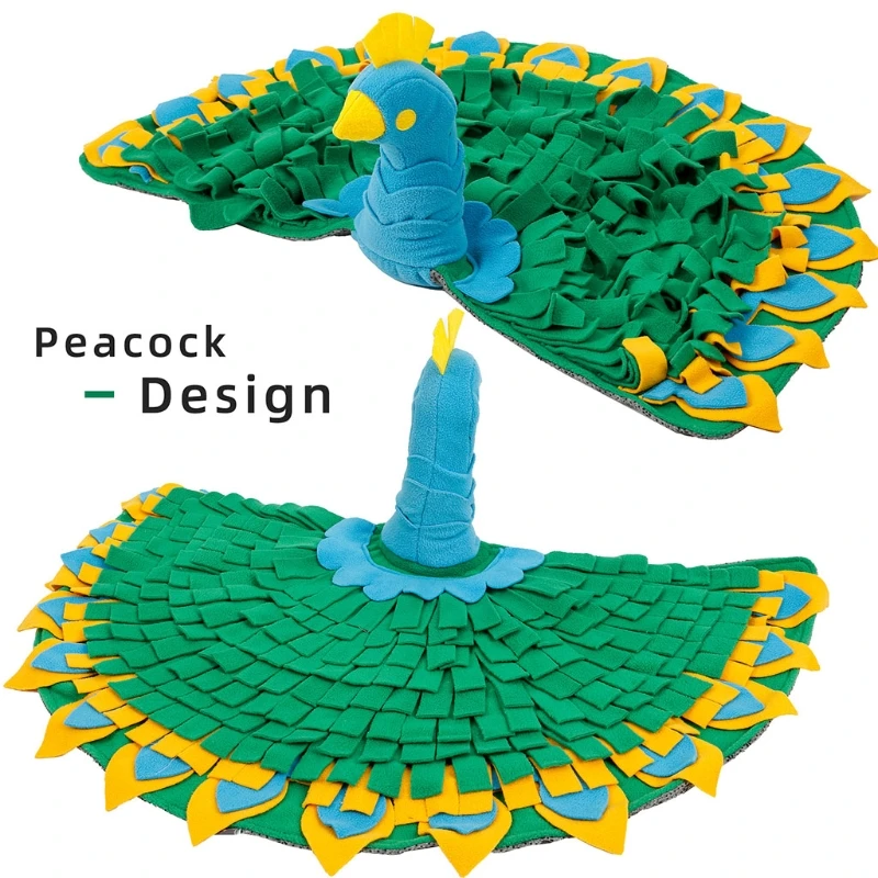 

Pet Dog Snuffle Mat Nose Smell Training Blanket Sniffing Pad Slow Feeding Bowl Food Dispenser Carpet Relieve Stress Puzzle T21C