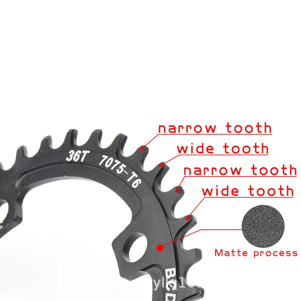 

104BCD 32T-38T Narrow Wide Bike MTB Chainring Single Tooth Chain Ring Round Disc Chainwheel For Most Bicycle