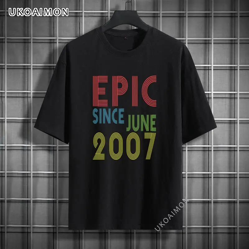 

April Fool Day Epic Since June 2007 Shirt Birthday Gift Cotton Faddish T Shirt 3D Printed Unisex T-Shirts Cheap Fashion TShirt