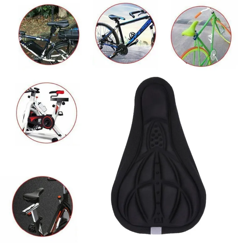 

3D Bicycle Saddle Soft Bicycle Seat Cover Comfortable Foam Seat Cushion Bicycle Seat for Bicycle Bike Accessories