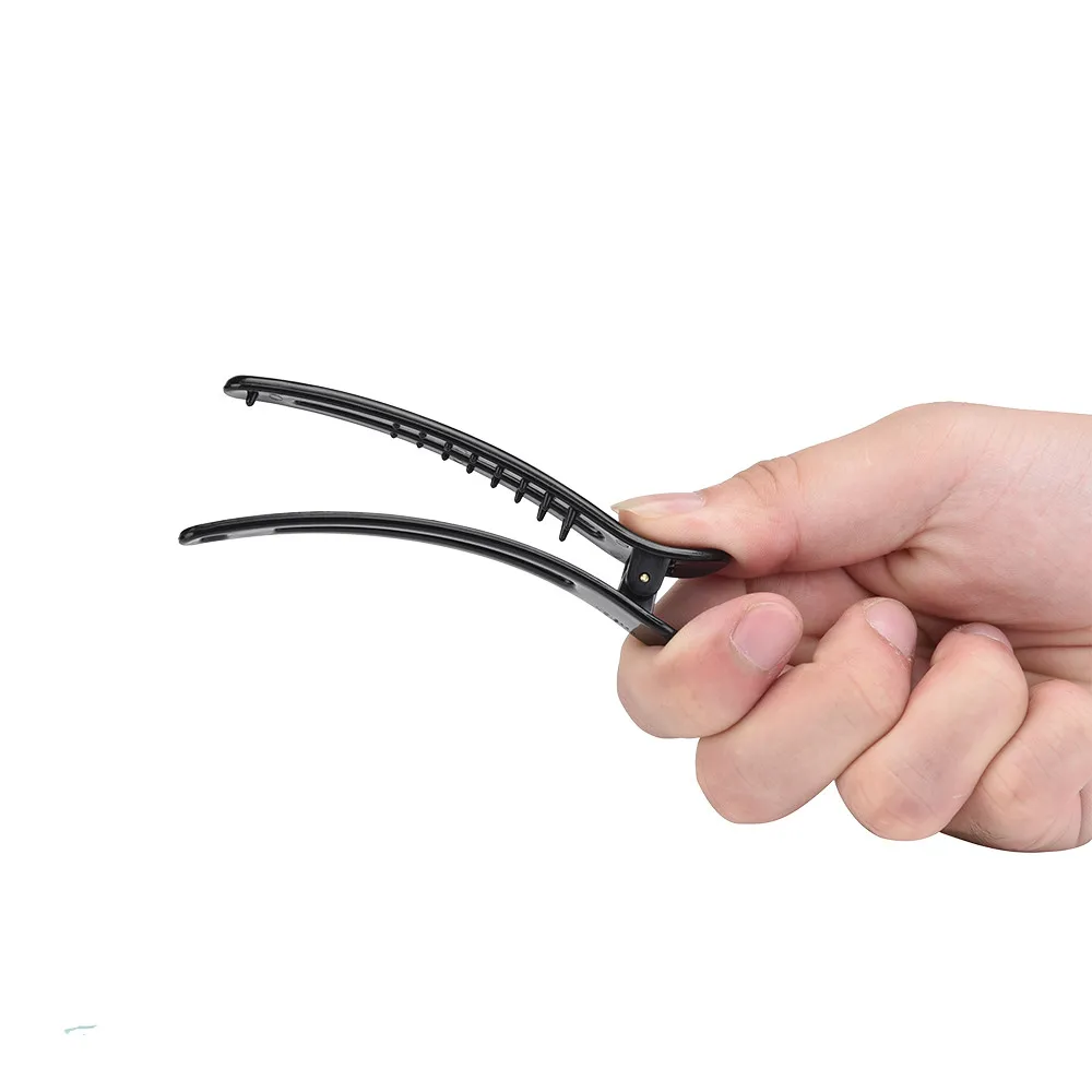 12 шт. разноцветные пластиковые заколки для волос в виде утки аксессуары черный