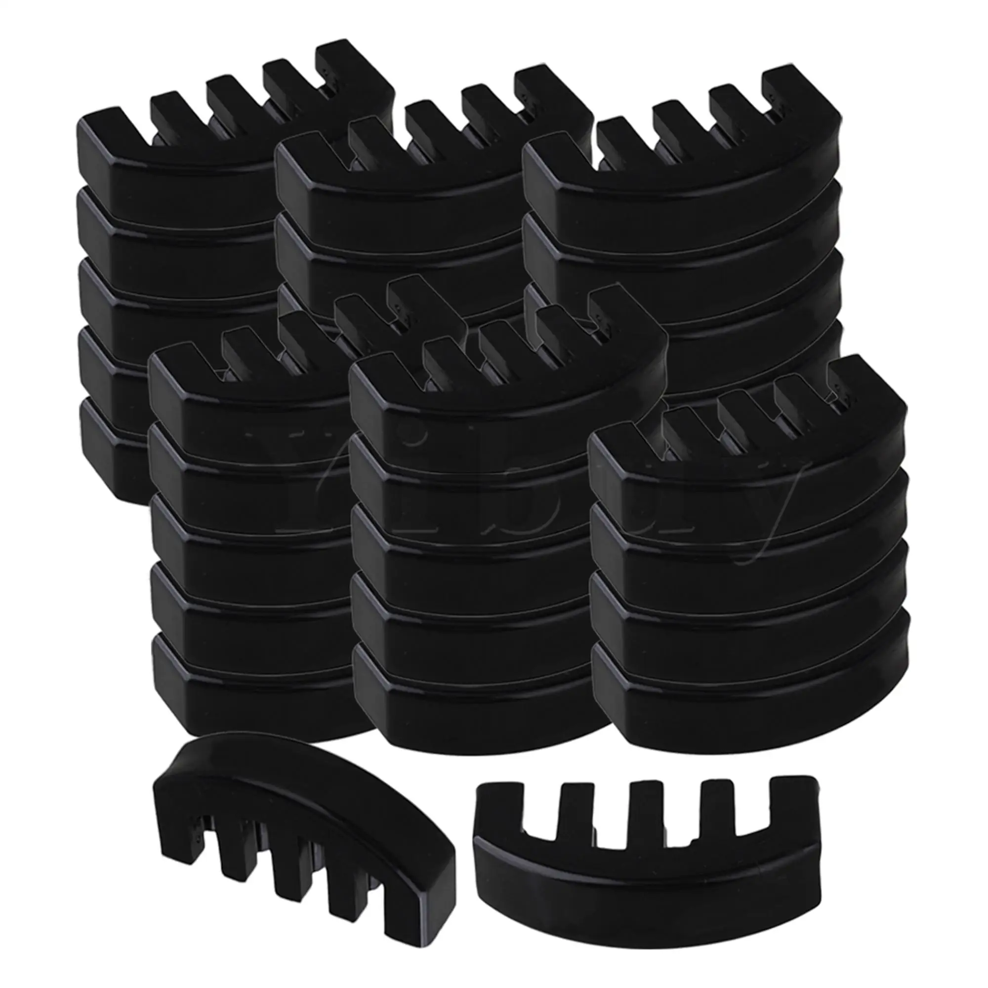 

Yibuy 50 штук 4/4 Размер Скрипка немой скрипка ультра практика немой резиновый черный