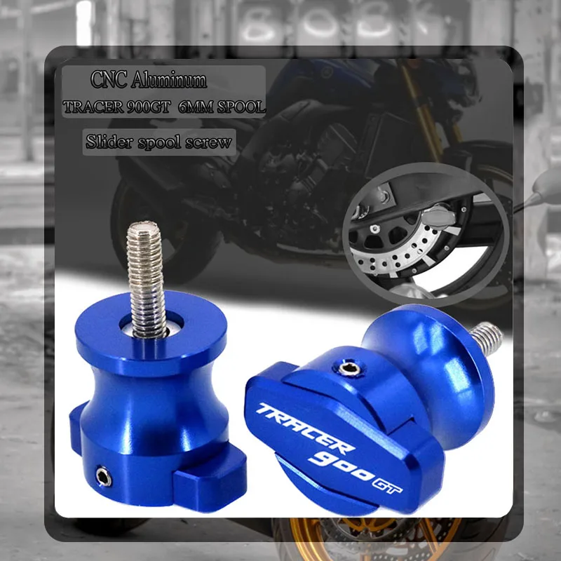 

For YAMAHA TRACER 900 GT 900GT Tracer900GT Motorcycle 6mm Frame Stands Screws Swingarm Spools Slider