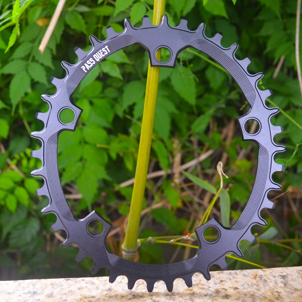 PASS QUEST 130BCD 5 лапы овальные узкая широкая цепь из колец дорожный велосипед