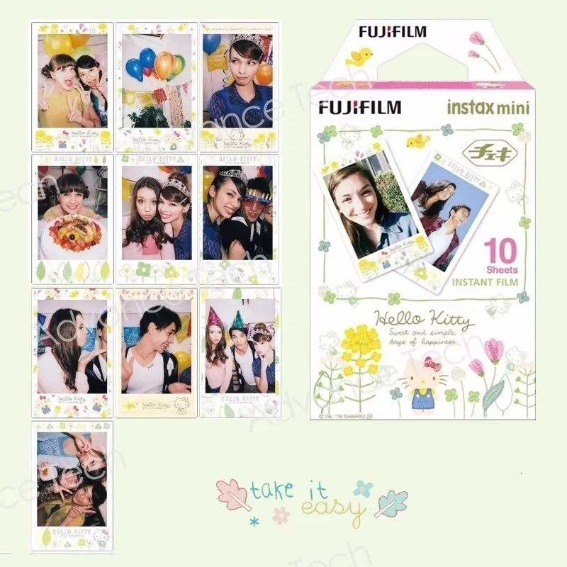Fujifilm Fuji Instax Mini 9 8 полоса пленка 10 листов для 70 50s 7s 90 25 поделиться мгновенной камеры Радуга Макарон комикс