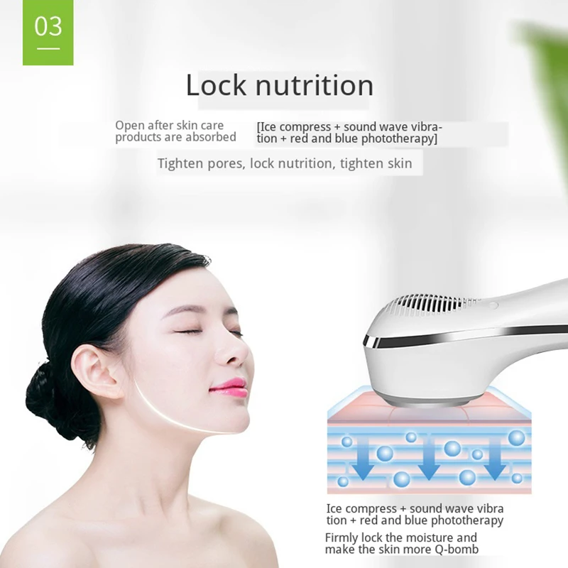 Mini Hifu Ultrasonic Beauty Device IPL Facial Skin Care Multifunction Rejuvenation Tightening Shrink Pores Face Clean | Красота и