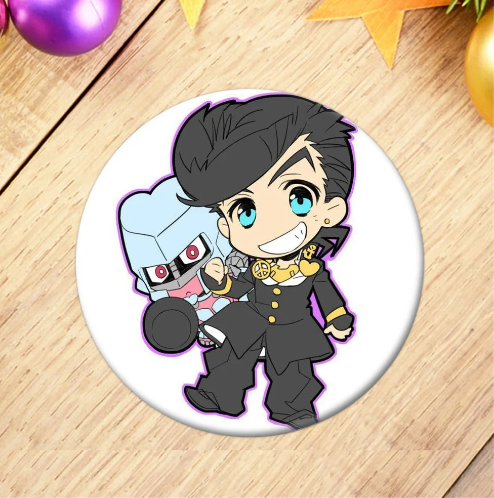 9 ; аниме «Jojo невероятное приключение значок косплея брошка мультфильм шпильки ювелирной коллекции Выпускной подарок рюкзаки кнопки для одежды - Окраска металла: 9
