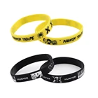 1 шт., силиконовые браслеты ZF3713 для детей и взрослых