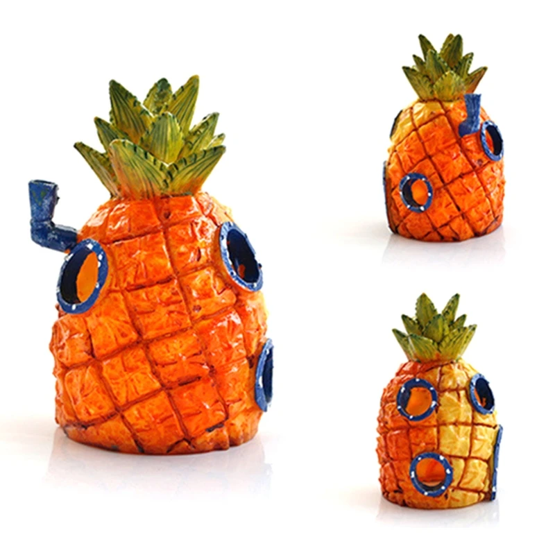 Аквариум мультфильм декора аквариума дом в форме ананаса Краб Ресторан