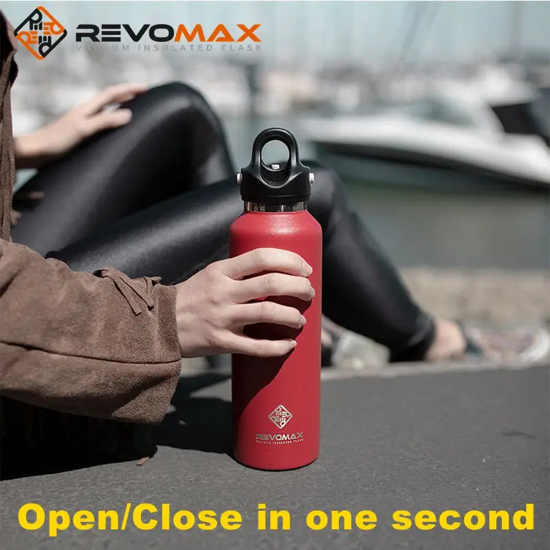 

RevoMax большой Ёмкость Нержавеющая сталь термос Портативный вакуумная фляга Изолированная стакан термо бутылка 500/700/1000/1500 мл