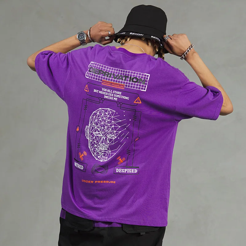 FOJAGANTO мужская летняя футболка повседневная с круглым вырезом и коротким рукавом