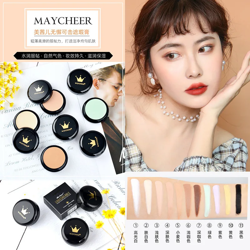 

Concealer Cover Spot Acne Black Eye Tattoo Scar Trimming Foundation Cream
