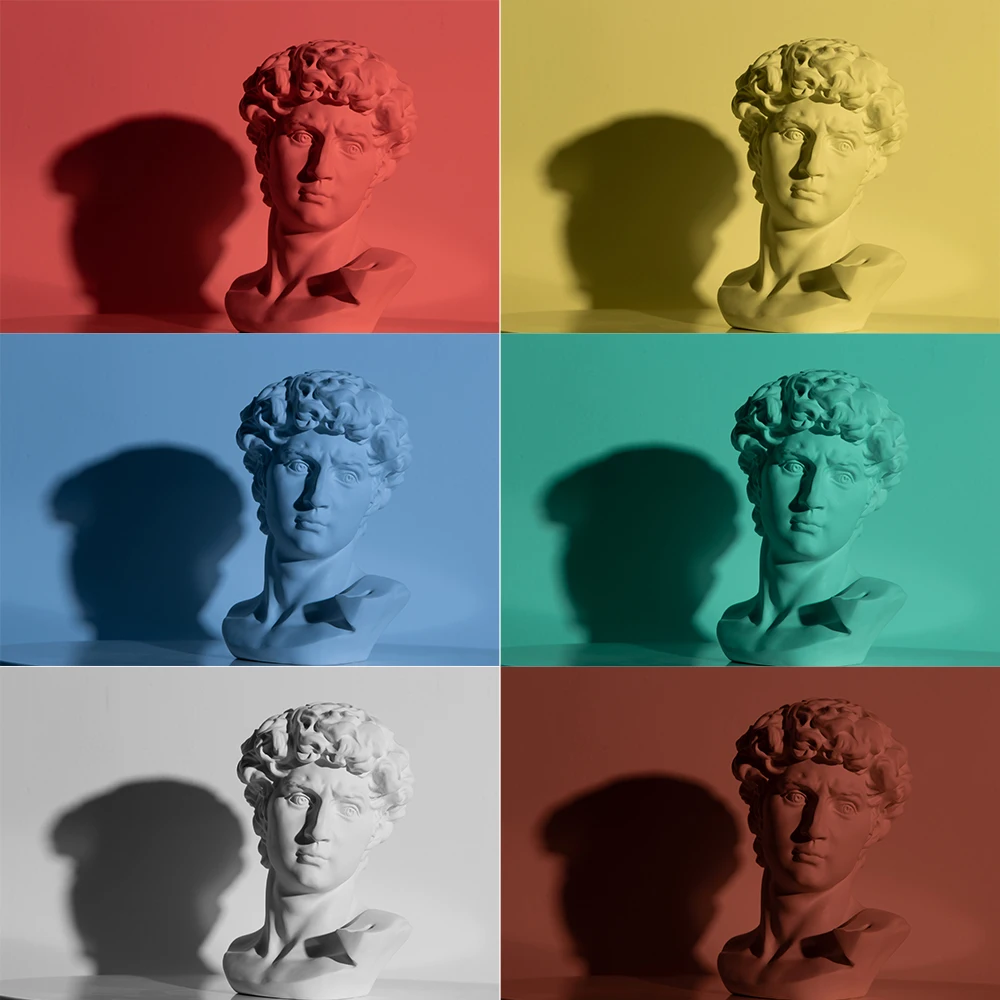 

7inch 18cm Standard Reflector Diffuser with Degree Honeycomb Grid + 6 Color Filters for Bowens Mount Studio Light Strobe Flash