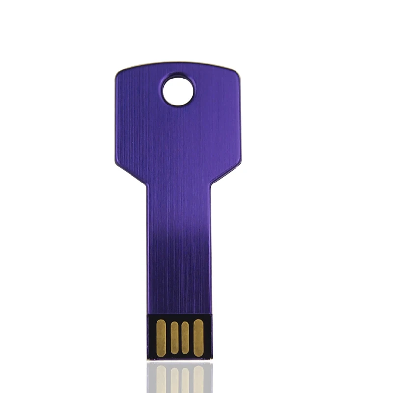 50 шт./лот Cle USB Stick Пользовательский логотип флэш накопитель металлический ключ
