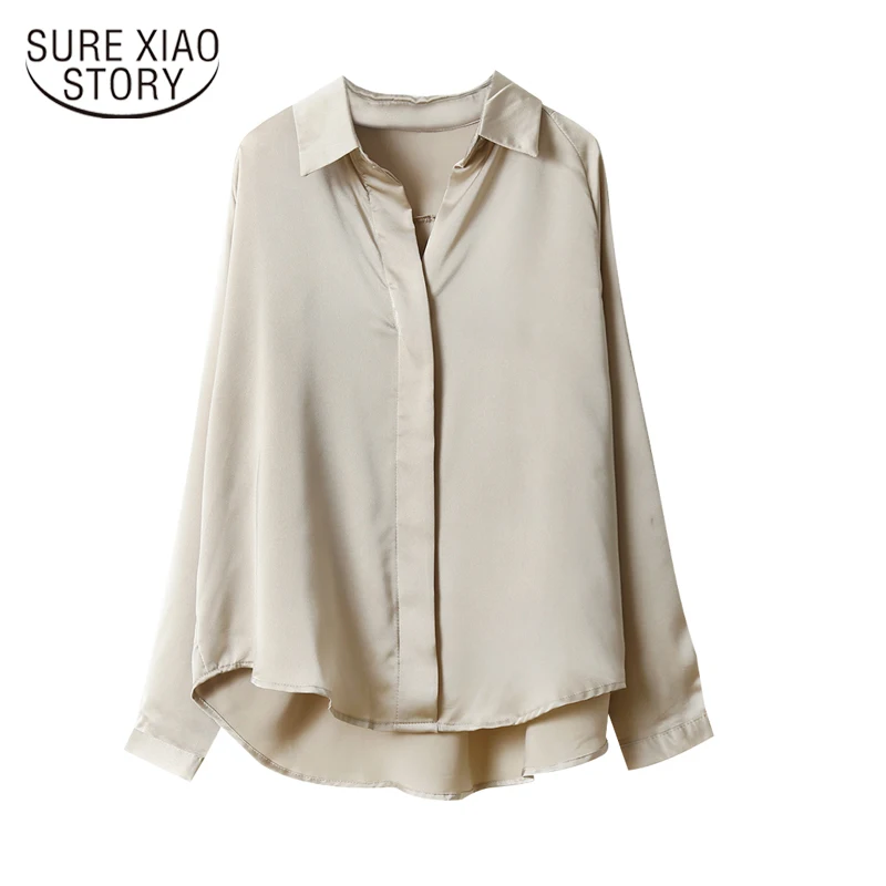 Винтажные женские рубашки, Blusas Roupa, весенние женские летние блузки, корейские женские Топы с длинным рукавом и блузки, женские топы 6658 50