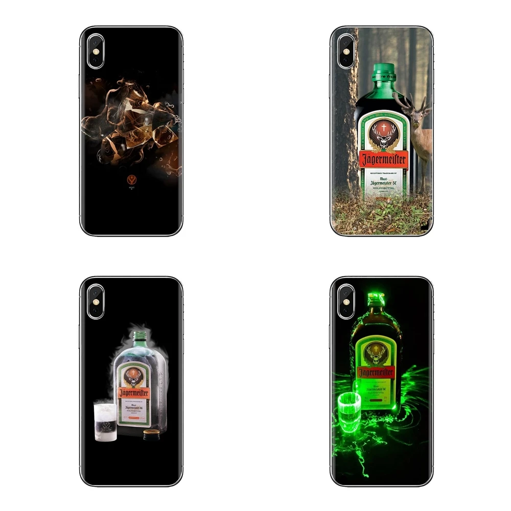 Jagermeister Ретро бутылка Прозрачный чехол из термополиуретана для Xiao mi 6 A1 Max x 2 5X 6X Red