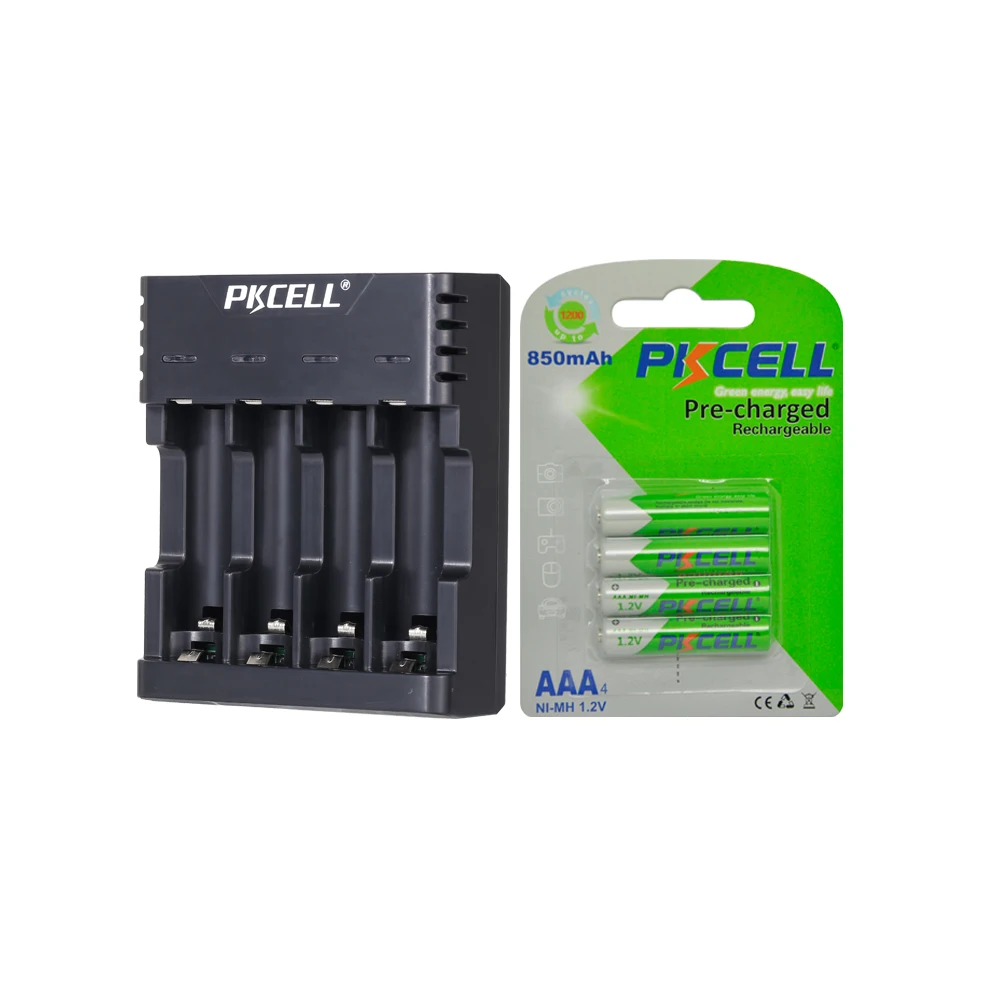 4 шт. перезаряжаемые никель-металлогидридные аккумуляторы 850 мАч | Электроника