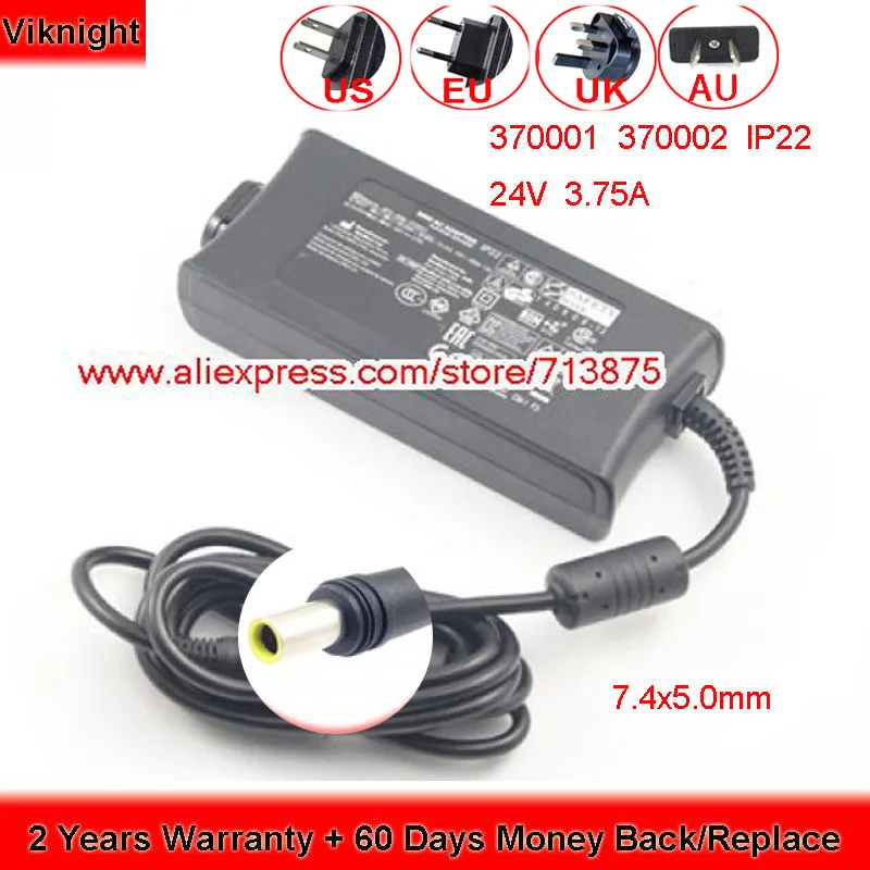 Подлинный 24V 3.75A 90W IP22 адаптер переменного тока для ResMed Air Sense S10 370001 370002 37015 DA90A24