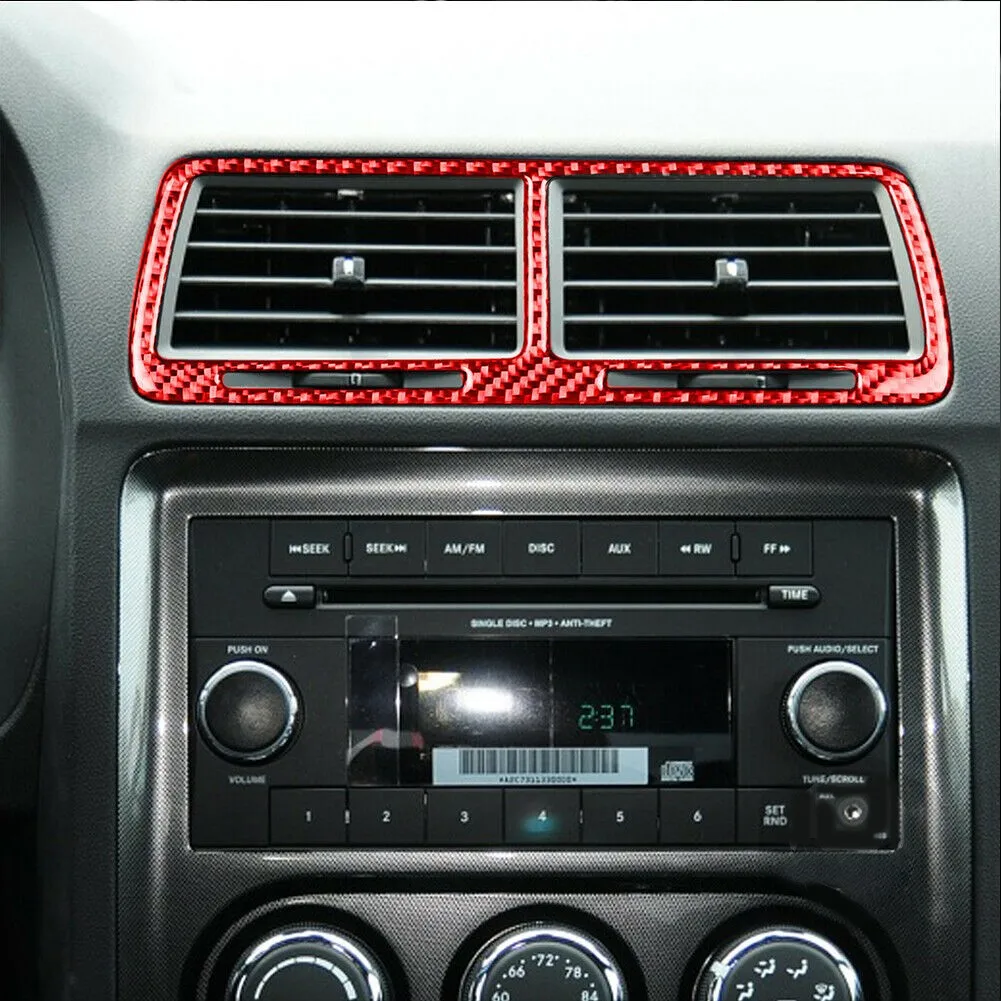 

Air Vent Cover Trim Carbon Fiber Easy Installed For Dodge Challenger 2008-2014