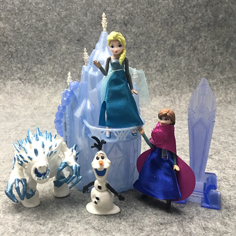 Disney Холодное сердце новые игрушки 6 шт./лот 16 см ПВХ Анна Эльза Принцесса Олаф Свен