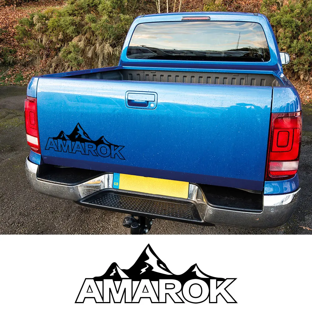 Наклейка на дверь заднего багажника пикапа для Volkswagen VW Amarok Truck Graphic Mountain