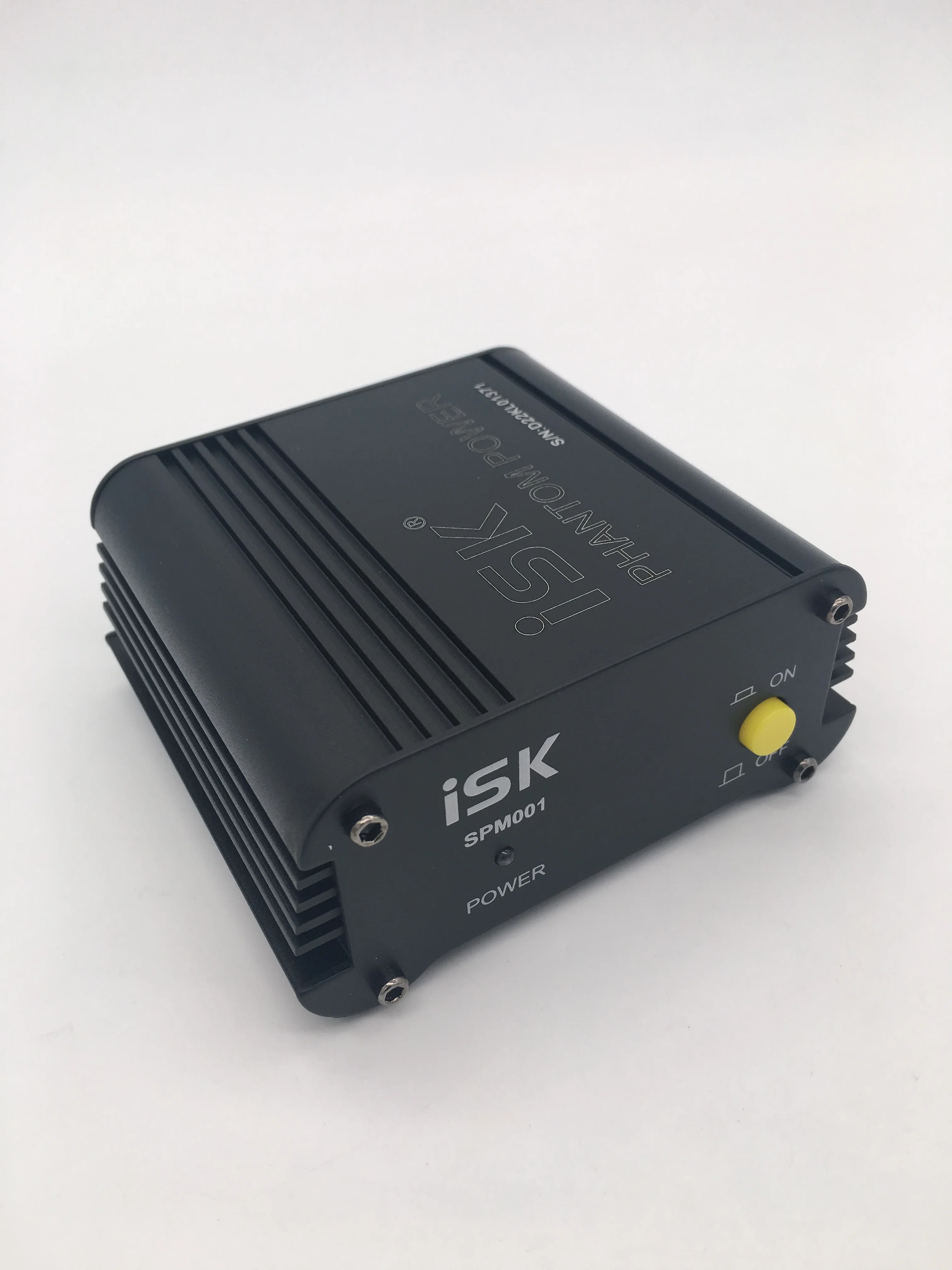 Высокое качество ISK SPM001 48V Phantom Power + адаптер питания для конденсаторного
