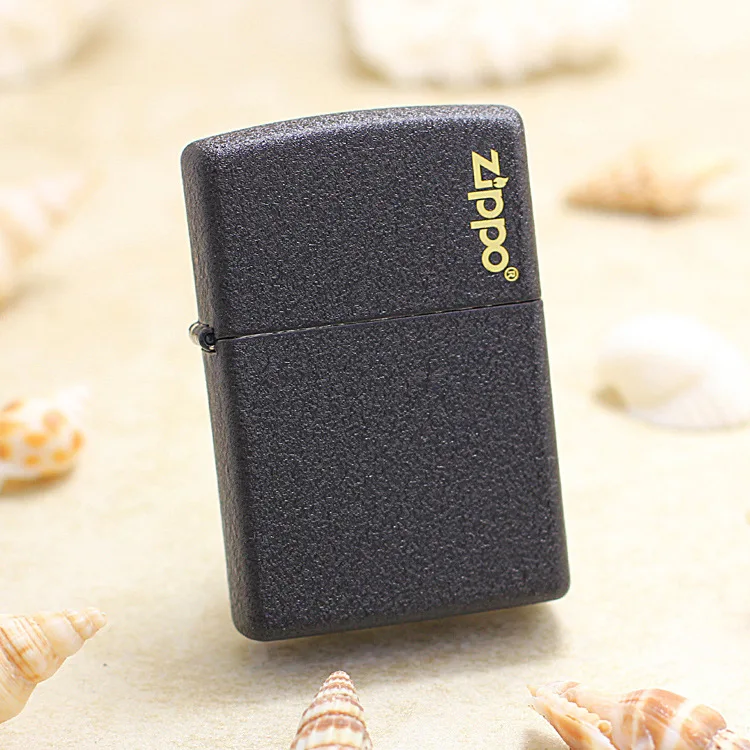 Оригинальная зажигалка Zippo медная ветрозащитная Зажигалка для сигарет с черным