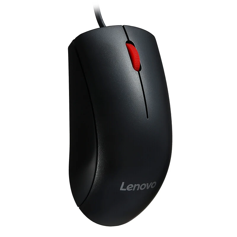 Lenovo оригинальная мышь M120Pro Проводная оптическая с 1000 dpi красный резиновый ролик