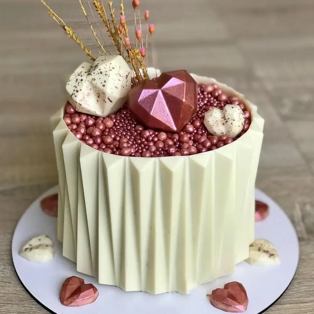 

Origami PVC Cake Mold Chocolate Transparent Mould 3D Baking Mold Candy Plastic Baking Tools Cake Decorating Tools Cake Tops