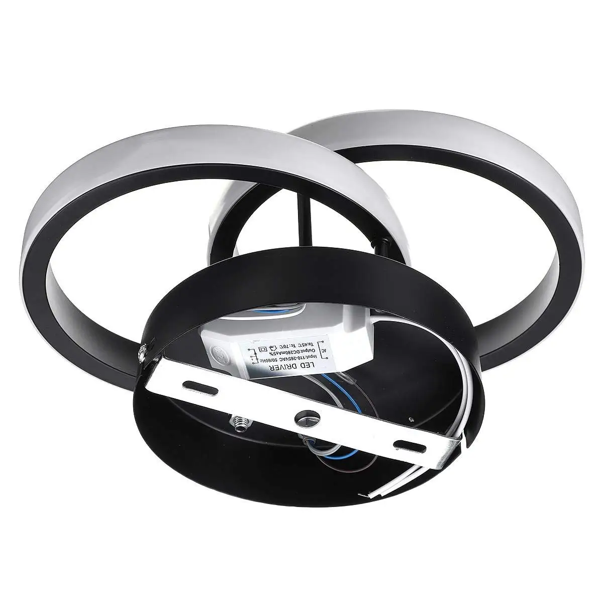 

Светодиодный круглый крестообразный потолочный светильник, черный, холодный белый светильник