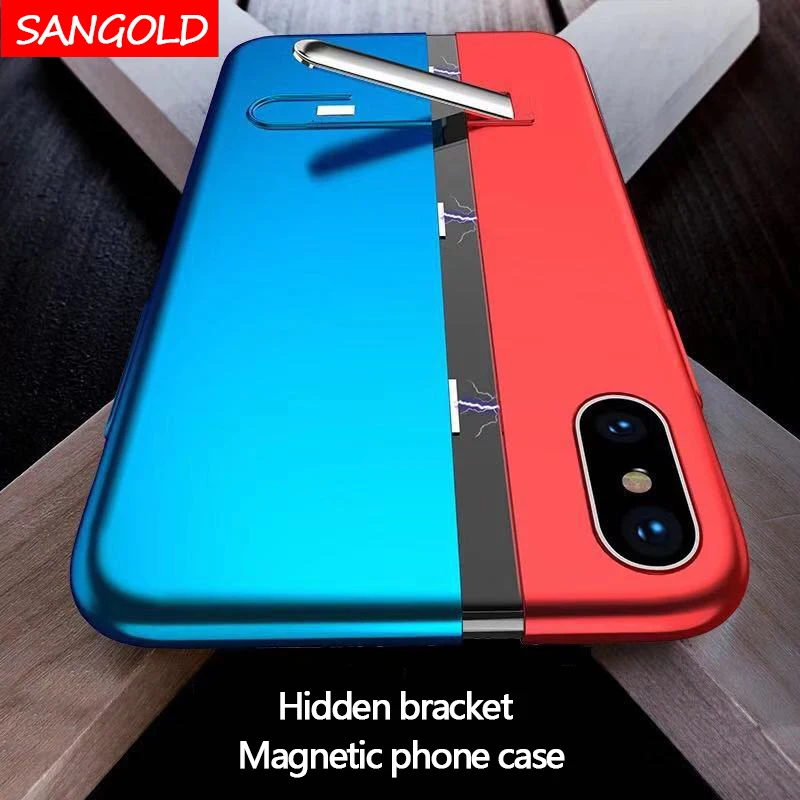 2019 новый для iphone XR мобильный Магнитный чехол телефона Адсорбция металл с