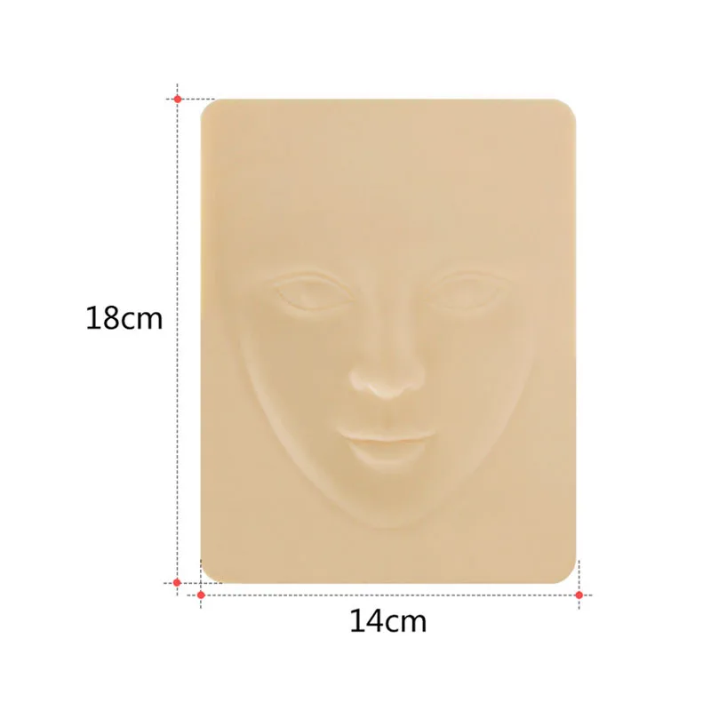 3D Силиконовая Татуировка и микроблейдинг бровей практика кожи для тату