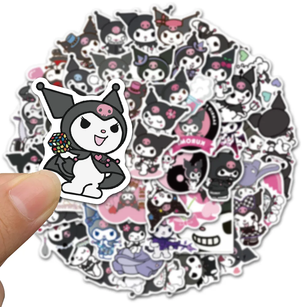 20/30/50 шт. Мультяшные аниме-наклейки Kuromi Deco наклейки на мотошлем гитару телефон