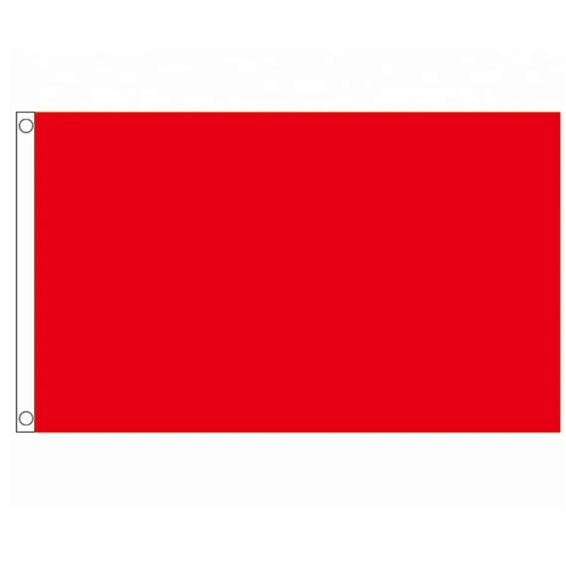 

90x150cm Red Flags Solid Color banner For decoration