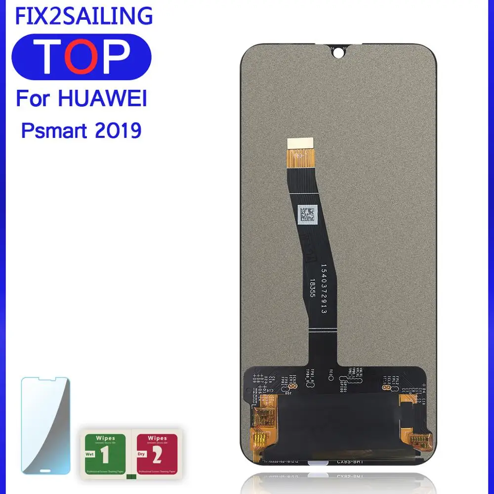 100% протестированный рабочий ЖК дисплей для Huawei P Smart 2019 с сенсорным экраном