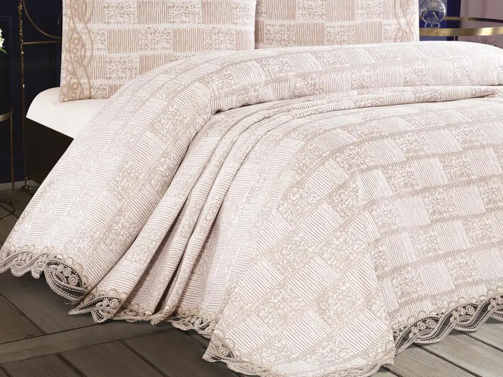 

Dower Land Of Alara Returned to Bed Cover Cream Cappucino