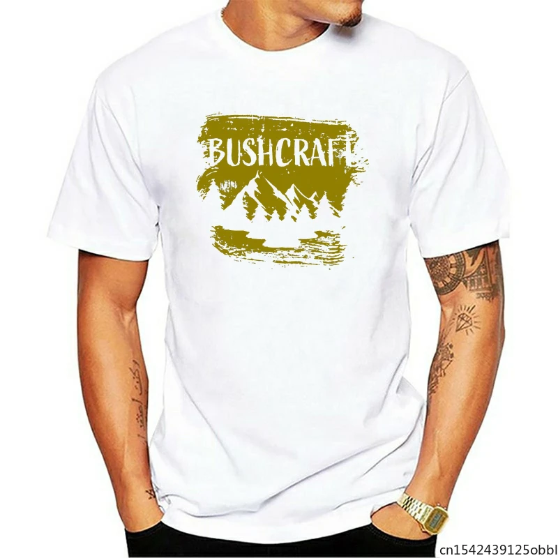 

Designing Bushcraft Nature Men Cute Men's T Shirts Round Neck Short-Sleeve Unisex Summer Trend Casual Plus Size M-5XL
