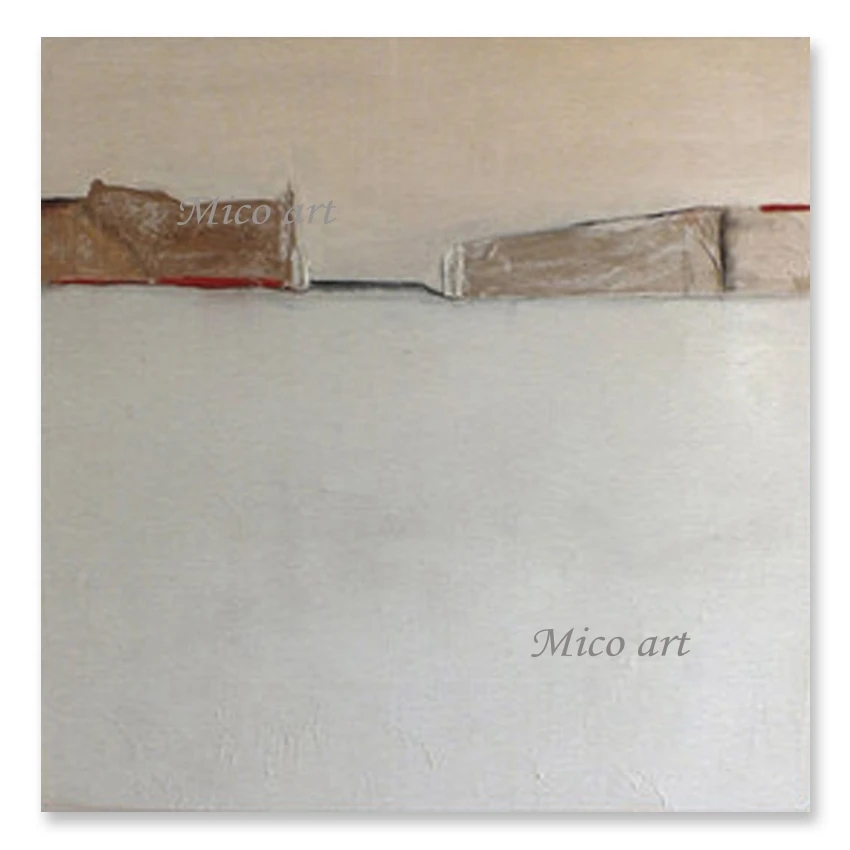 

No Framed Hand Painted Art Decor Wall Panel Simple Light Color Design 100% Hand-Painted Abstract Oil Painting On Canvas Wall Ha