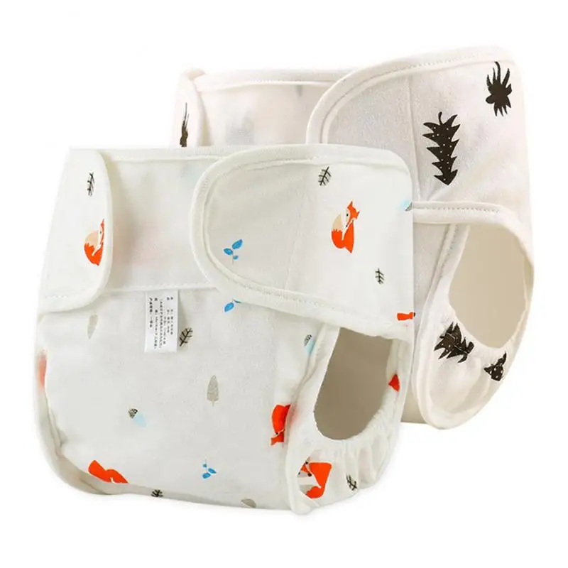 Детские водонепроницаемые подгузники с мультяшным рисунком подгузник из
