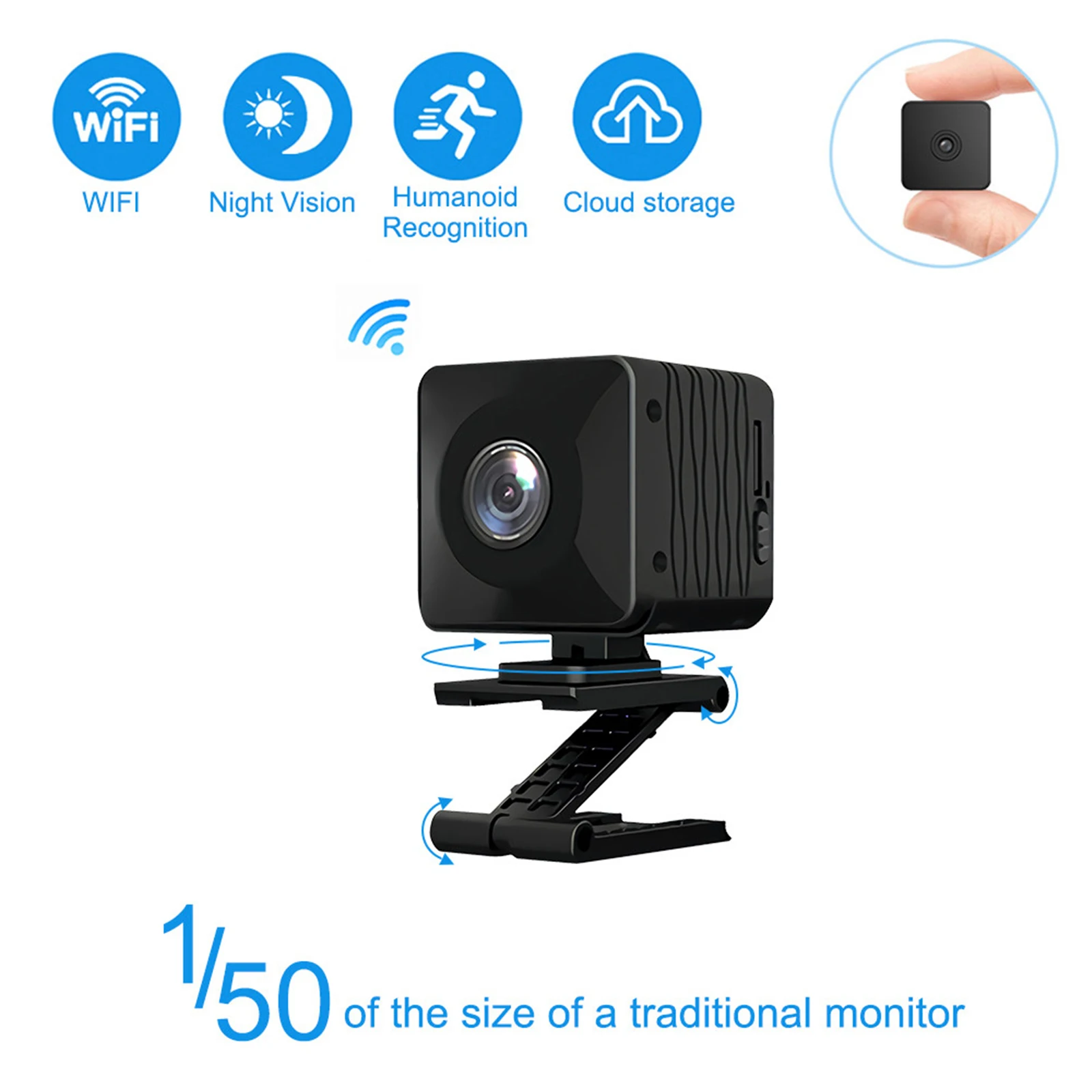 

1080P WIFI IP Camera DVR Night Surveillance Camcorder Cloud storage