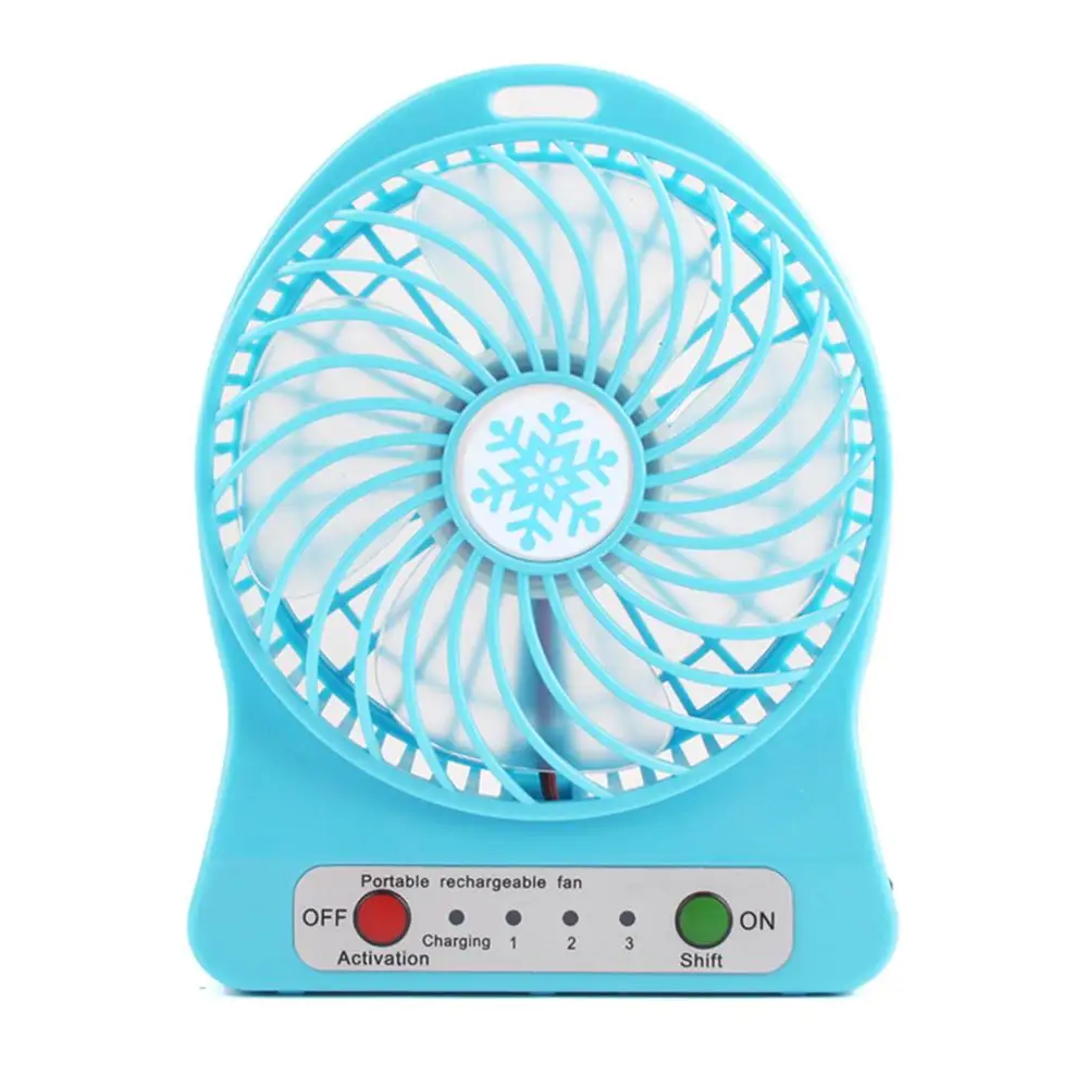 Популярный новый портативный мини ручной вентилятор Перезаряжаемый Настольный