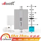 Усилитель сотовой связи Callboost lte 4g 700, усилитель сигнала 4g, 1800 дюйма, 2100 дюйма, ретранслятор Интернета gsm, комплект антенн 2g 3g 4g