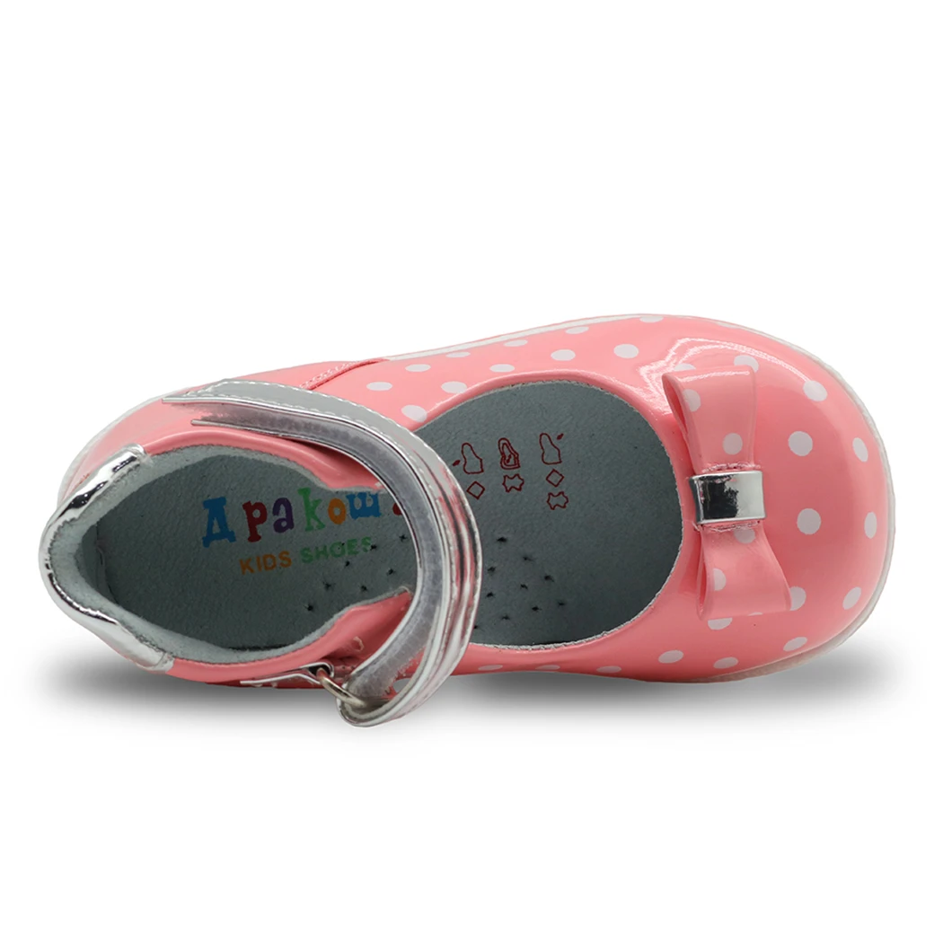 Босоножки принцессы с бантом для девочек всесезонные ортопедические сандалии из