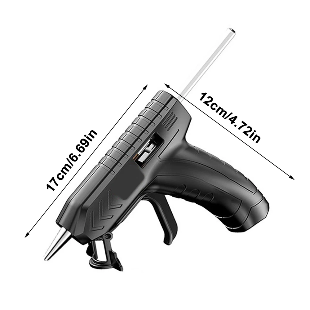 Cordless Hot Melt Glue Gun Machine with Glue-Stick USB Rechargeable Heat Temperature Tool Craft DIY Repairing Stick Kits | Инструменты