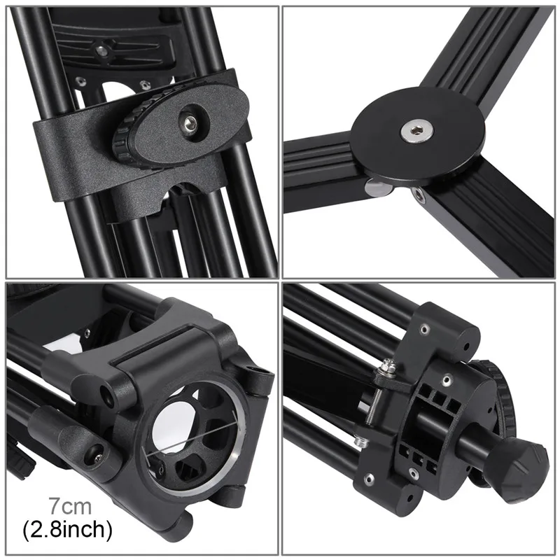 Профессиональный сверхмощный штатив видеокамера монопод сплав для Canon sony DSLR SLR