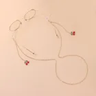 Цепочка для очков Женская, цепочка для защиты от потери, шнурок для солнцезащитных очков, цепочка для очков